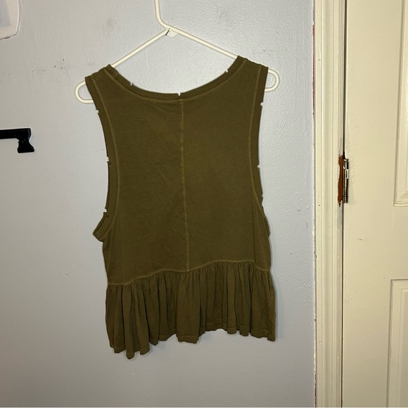We the free Continental Peplum Size Medium in Olive - Picture 6 of 8